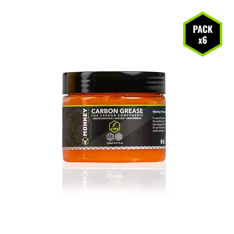 monkey carbon grease | 150ml monkey products pack de 6