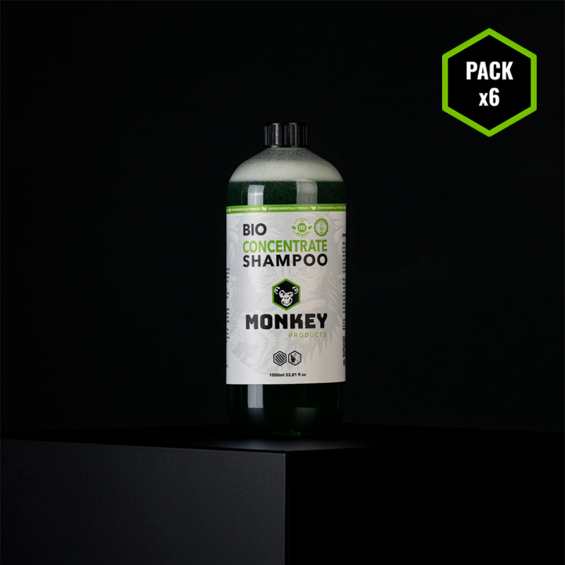 monkey concentrate bio shampoo | 1l pack de 6